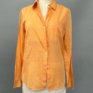 Theory. Spring/Summer lightweight, 100% cotton. Size L. Gorgeous orange